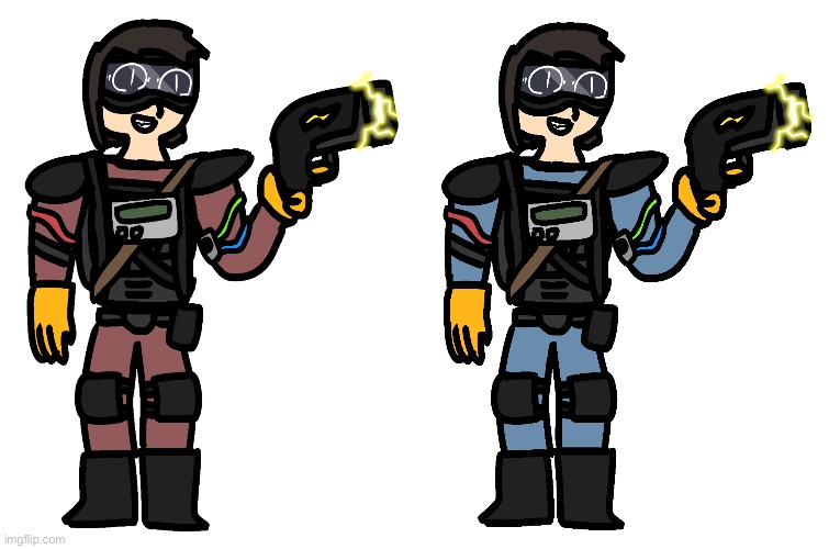 my tf2 oc! info in comments | image tagged in diffuser red,diffuser blu | made w/ Imgflip meme maker