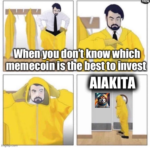 comment section | When you don’t know which memecoin is the best to invest; AIAKITA | image tagged in comment section | made w/ Imgflip meme maker
