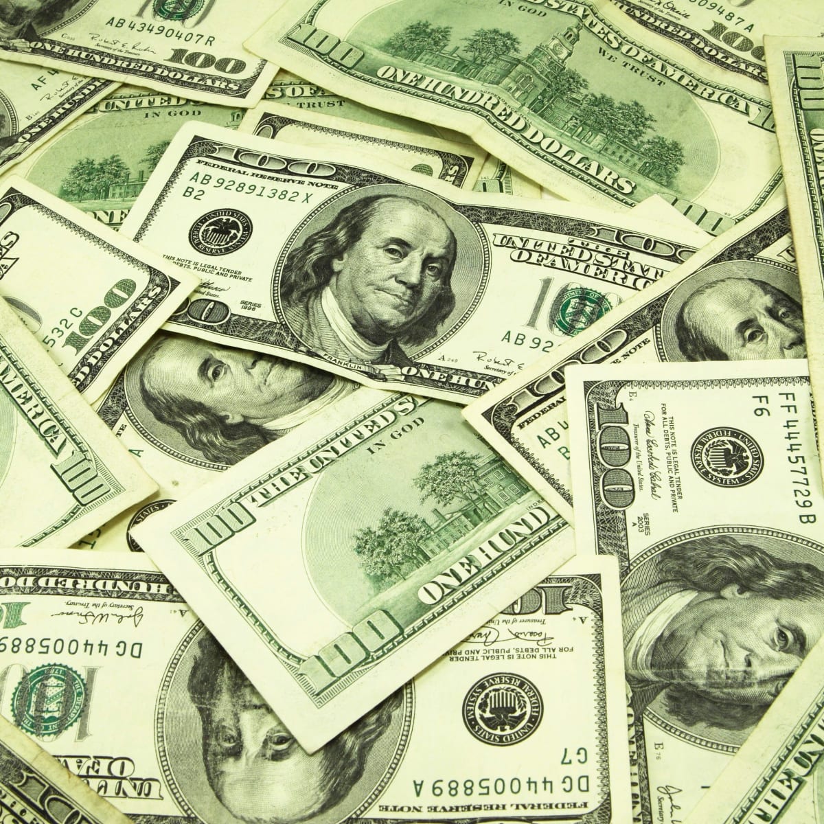 Green Dollars Blank Meme Template