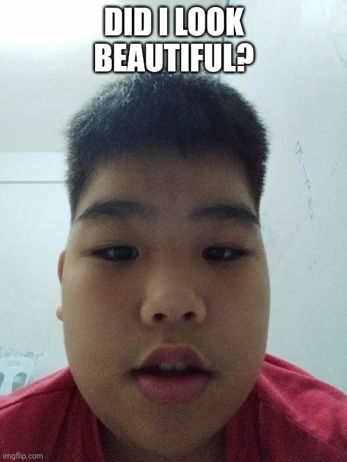 DID I LOOK BEAUTIFUL? | image tagged in face reveal | made w/ Imgflip meme maker