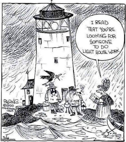 Light House | image tagged in bad pun | made w/ Imgflip meme maker