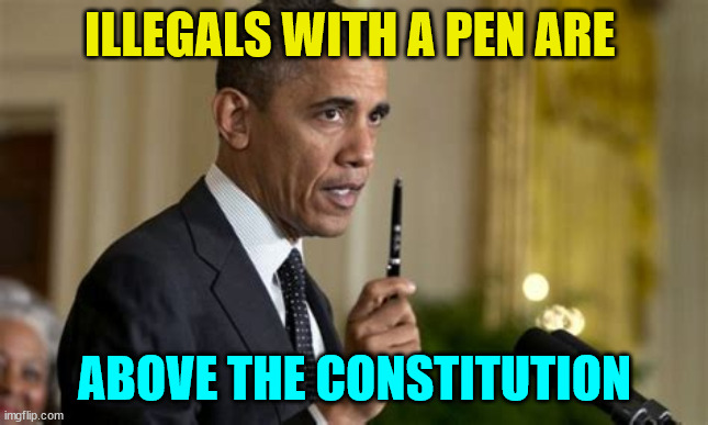 ILLEGALS WITH A PEN ARE ABOVE THE CONSTITUTION | made w/ Imgflip meme maker