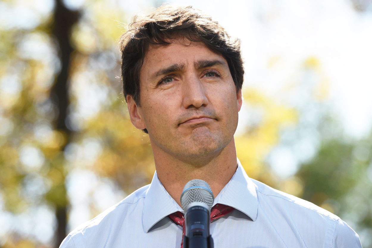 Canadian Prime Minister Justin Trudeau Liberal Blank Meme Template