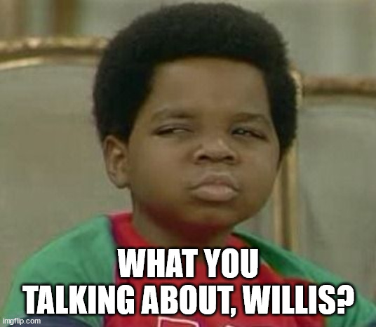 What you talking about Willis | WHAT YOU TALKING ABOUT, WILLIS? | image tagged in what you talking about willis | made w/ Imgflip meme maker
