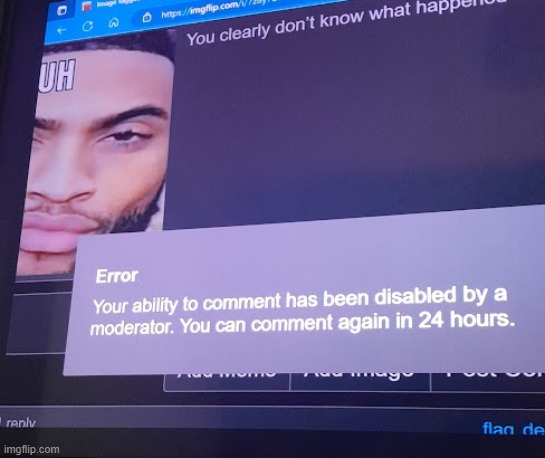 Great. I didn't ask for you stupid ass sitemids to interfere, bozos | made w/ Imgflip meme maker