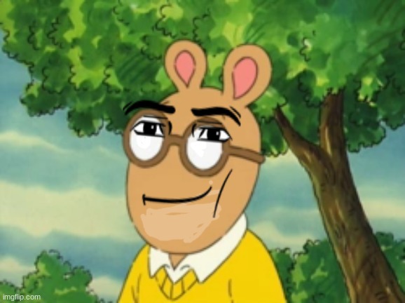 Arthur With The Man Face. | image tagged in arthur meme | made w/ Imgflip meme maker