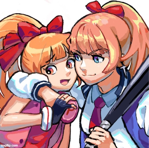 Kyoko and Blossom | made w/ Imgflip meme maker
