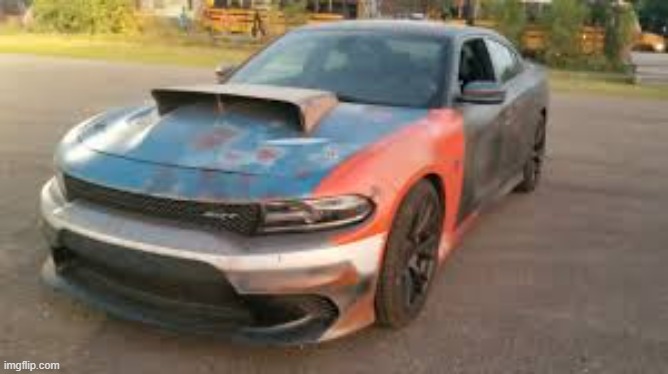 bro built his own hellcat :skull: | made w/ Imgflip meme maker