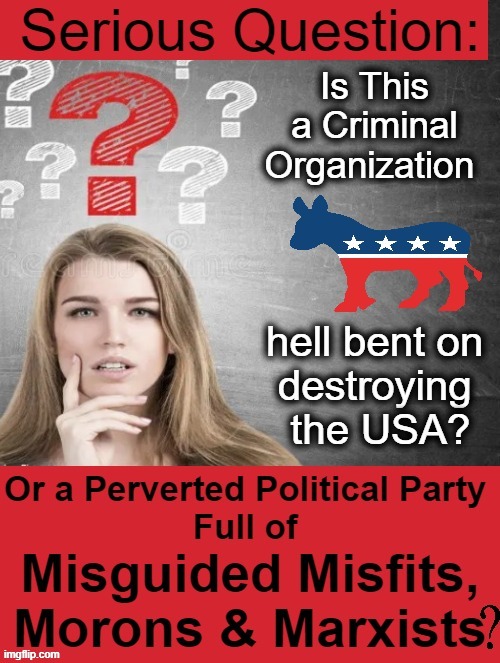 Asking For a Friend | image tagged in politics,liberals vs conservatives,democrat party,marxism,criminals,corruption | made w/ Imgflip meme maker