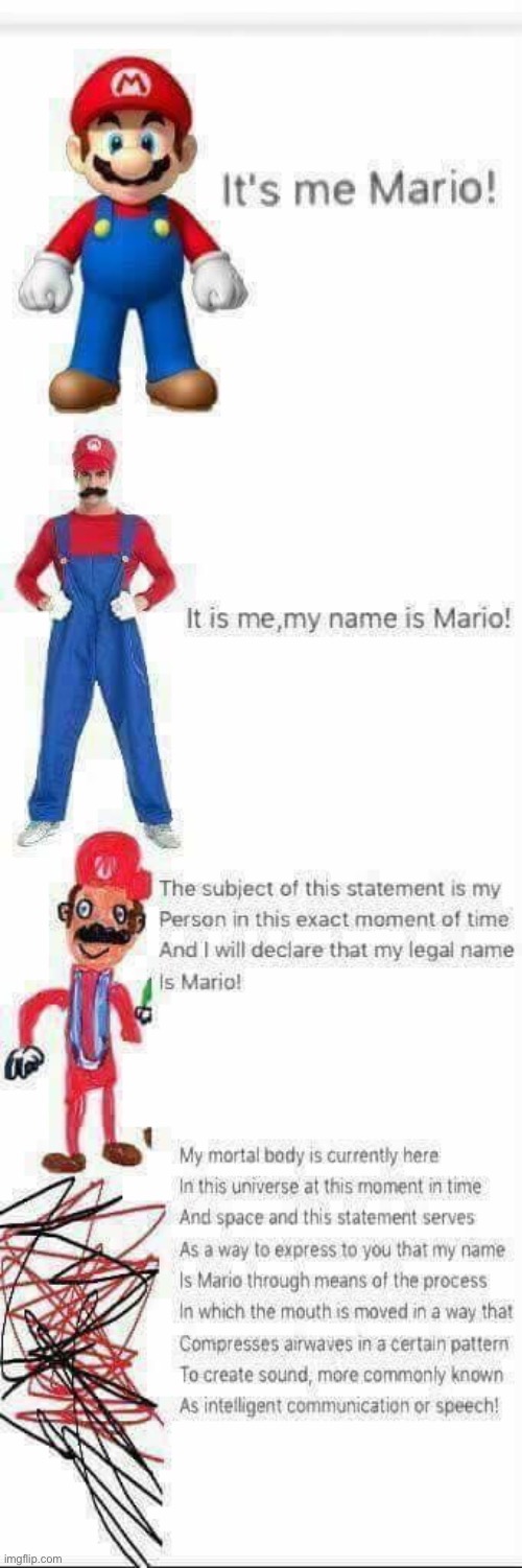 image tagged in mario | made w/ Imgflip meme maker