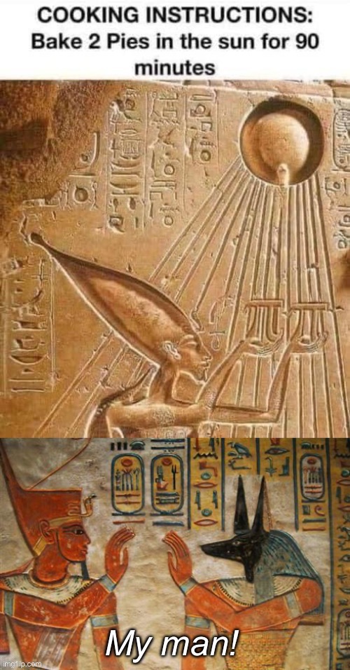 Egyptian baking | image tagged in egypt,baking,pi | made w/ Imgflip meme maker