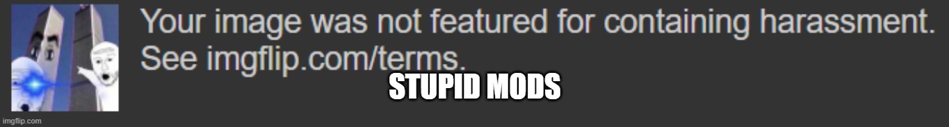 STUPID MODS | made w/ Imgflip meme maker