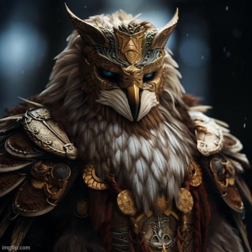 King Owl The 1st | image tagged in king owl,your memes suck | made w/ Imgflip meme maker