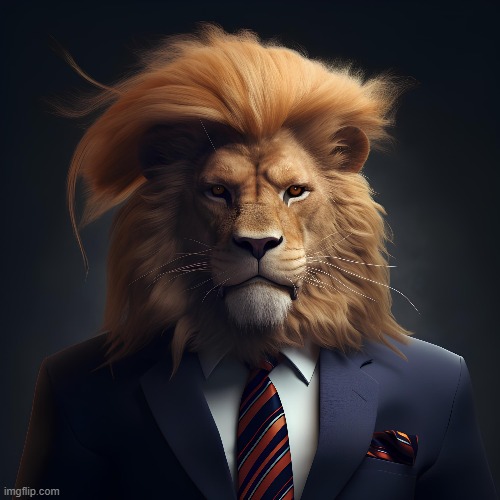 Donald Trump The Lion King | image tagged in donald trump the lion king,trump won,fjb,lets go brandon | made w/ Imgflip meme maker