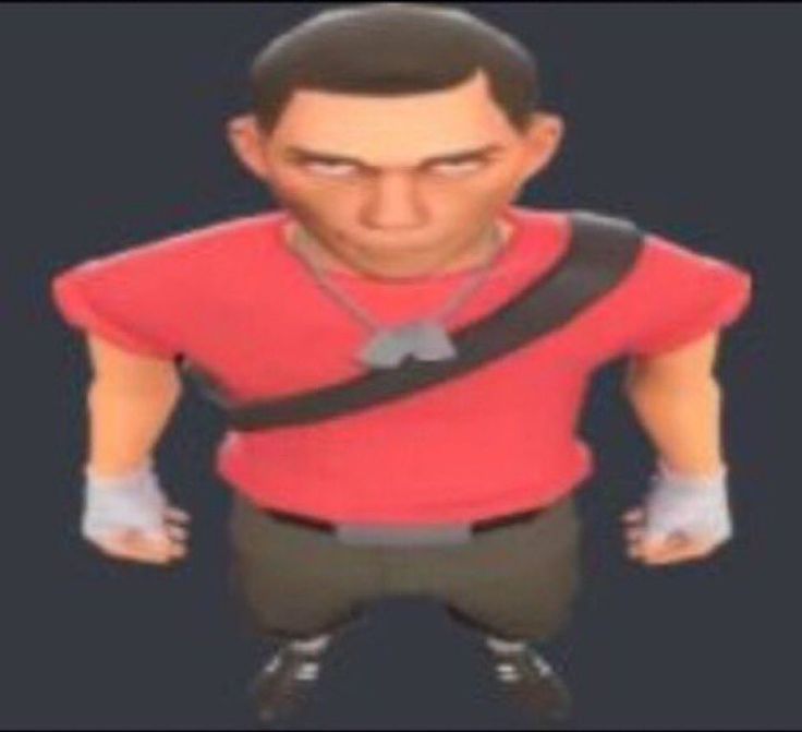 Scout looking at you Blank Meme Template