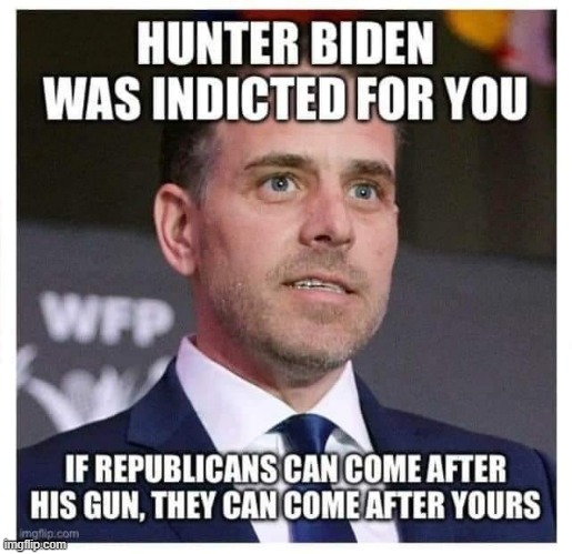 oh the irony... | image tagged in hunter biden,gun laws,conservative hypocrisy | made w/ Imgflip meme maker