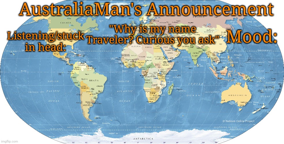 Australia announcement Blank Meme Template