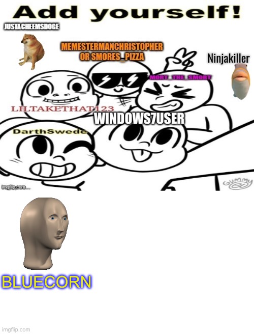 BLUECORN | made w/ Imgflip meme maker