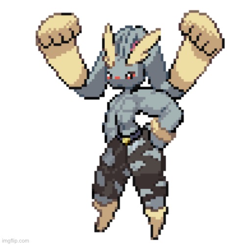 Machamp Lopunny | image tagged in machamp lopunny | made w/ Imgflip meme maker
