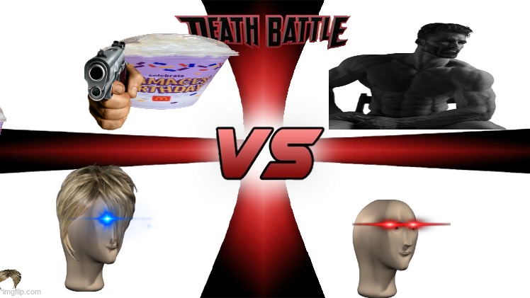 Death battle 4 way | image tagged in death battle 4 way | made w/ Imgflip meme maker