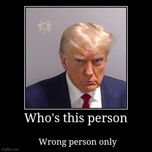Who's this person | Wrong person only | image tagged in funny,demotivationals | made w/ Imgflip demotivational maker