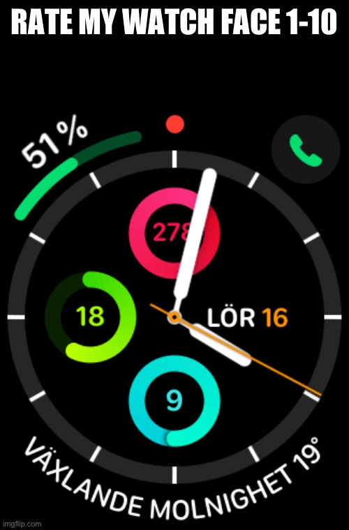RATE MY WATCH FACE 1-10 | image tagged in potato | made w/ Imgflip meme maker