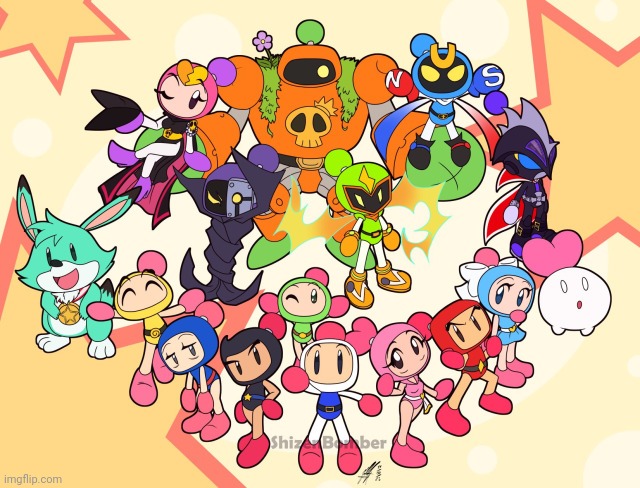 Super Bomberman R (Art by SailorBomber) | made w/ Imgflip meme maker