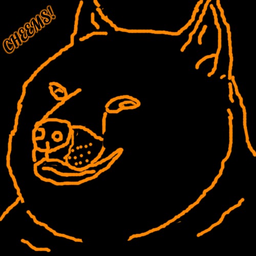 JustCheemsDoge. | CHEEMS! | image tagged in cheems,doggo,dark sketch | made w/ Imgflip meme maker