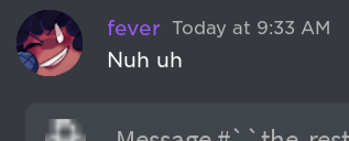 Fever "nuh uh" Blank Meme Template