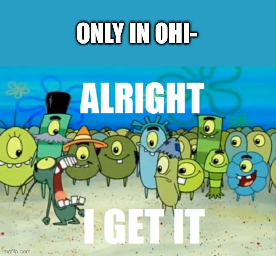 It’s so annoying | ONLY IN OHI- | image tagged in alright i get it,msmg,memes | made w/ Imgflip meme maker