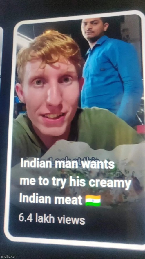 creamy indian meat | made w/ Imgflip meme maker