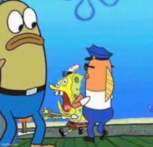 spunch bop got arrested?!?!? | image tagged in spunch bop got arrested | made w/ Imgflip meme maker