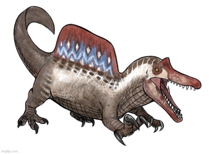 Spinosaurus (Art by Hypoem87) | made w/ Imgflip meme maker