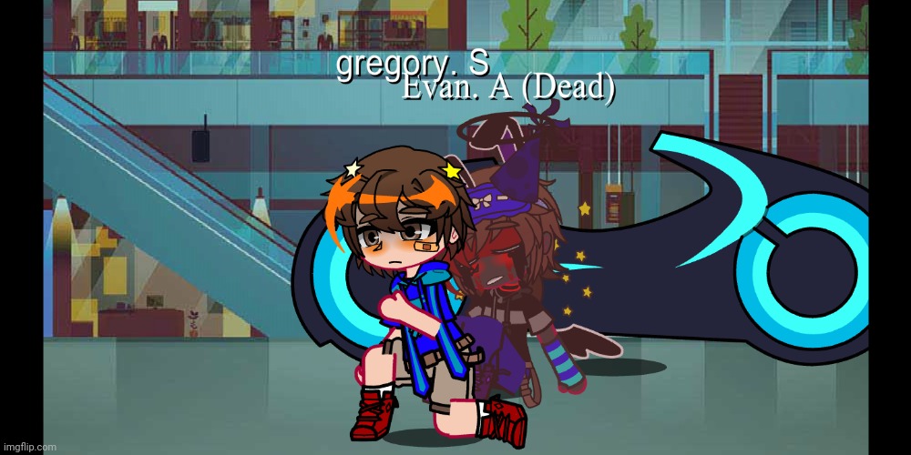 Just a random shizpost (slight Evan x gregory) | made w/ Imgflip meme maker