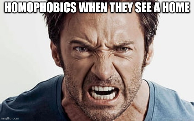 HOMOPHOBICS WHEN THEY SEE A HOME | made w/ Imgflip meme maker