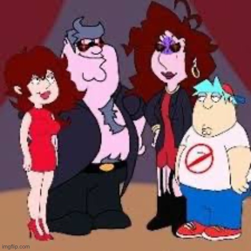 image tagged in friday night funkin,family guy | made w/ Imgflip meme maker