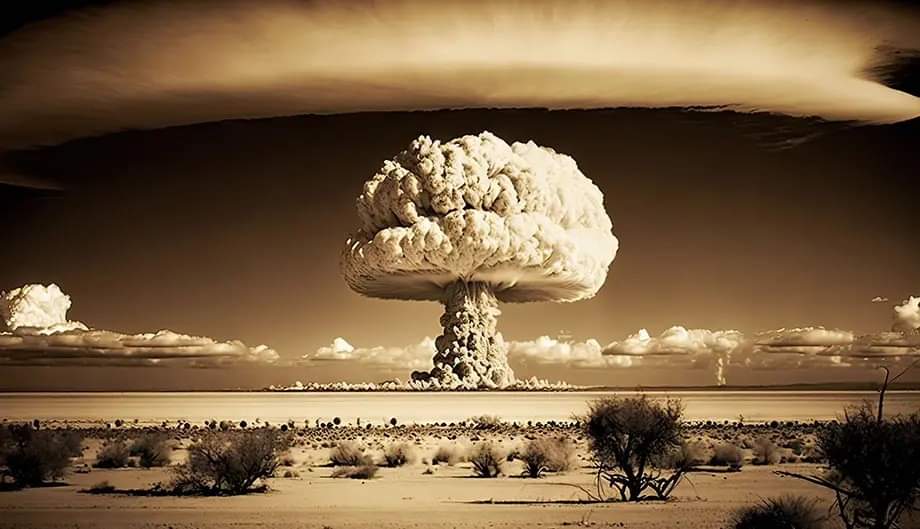 Mushroom cloud Blank Meme Template