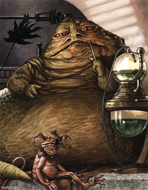 Star Wars Jabba the Hut | image tagged in star wars jabba the hut | made w/ Imgflip meme maker