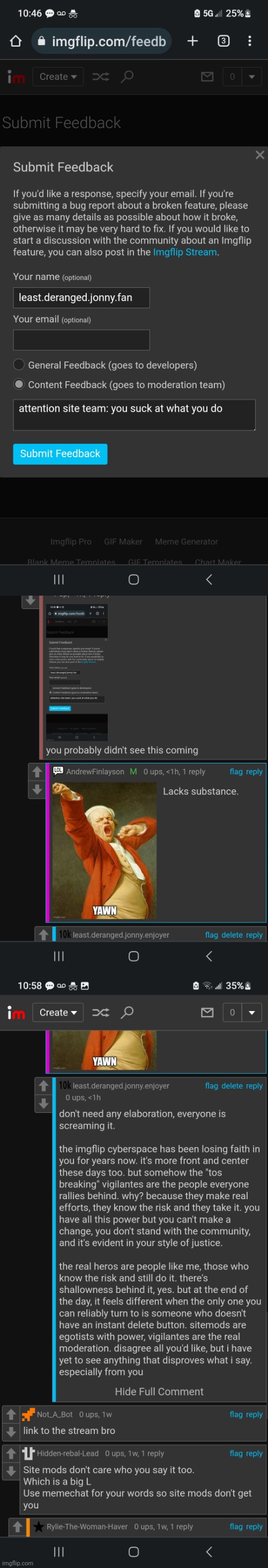 i don't care if you aint reading it, i'm fucking proud of myself | made w/ Imgflip meme maker