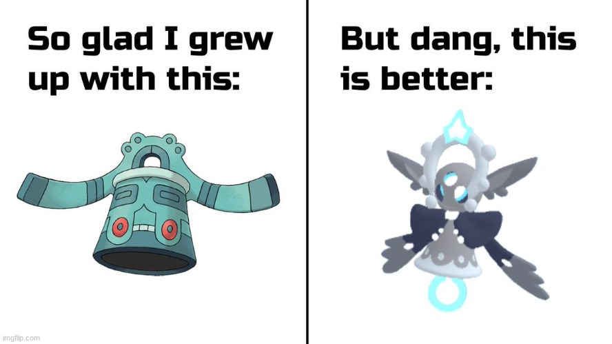 another one of those but celesting is better in my opinion | image tagged in celesting,loomian legacy,pokemon,bronzong | made w/ Imgflip meme maker
