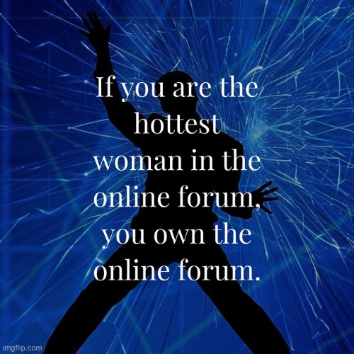 Then nobody owns the forum | made w/ Imgflip meme maker
