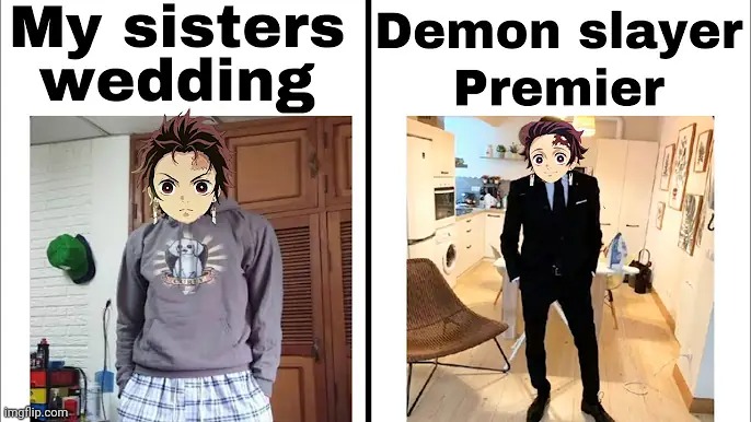 image tagged in anime,demon slayer | made w/ Imgflip meme maker