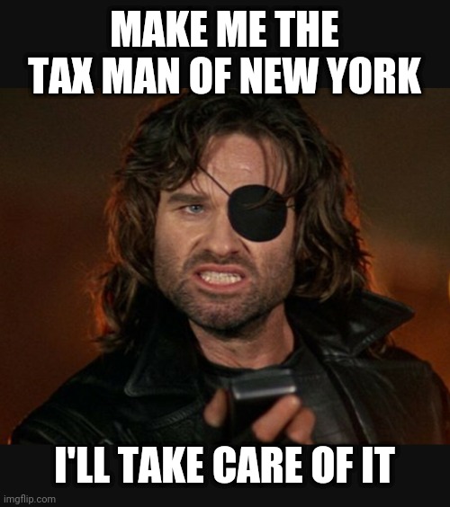 MAKE ME THE TAX MAN OF NEW YORK I'LL TAKE CARE OF IT | made w/ Imgflip meme maker