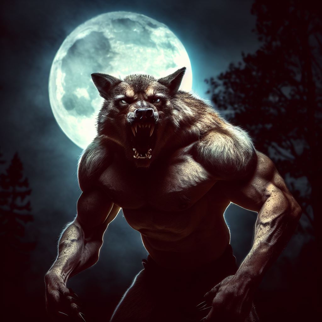 Angry Werewolf Blank Meme Template