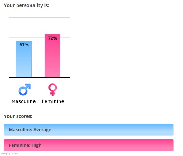 image tagged in gender test | made w/ Imgflip meme maker