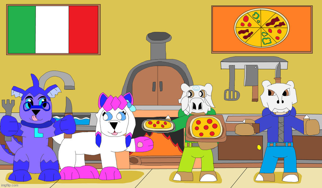 making a fresh pizza (writen and drawn by LiamTheMarowak) | made w/ Imgflip meme maker