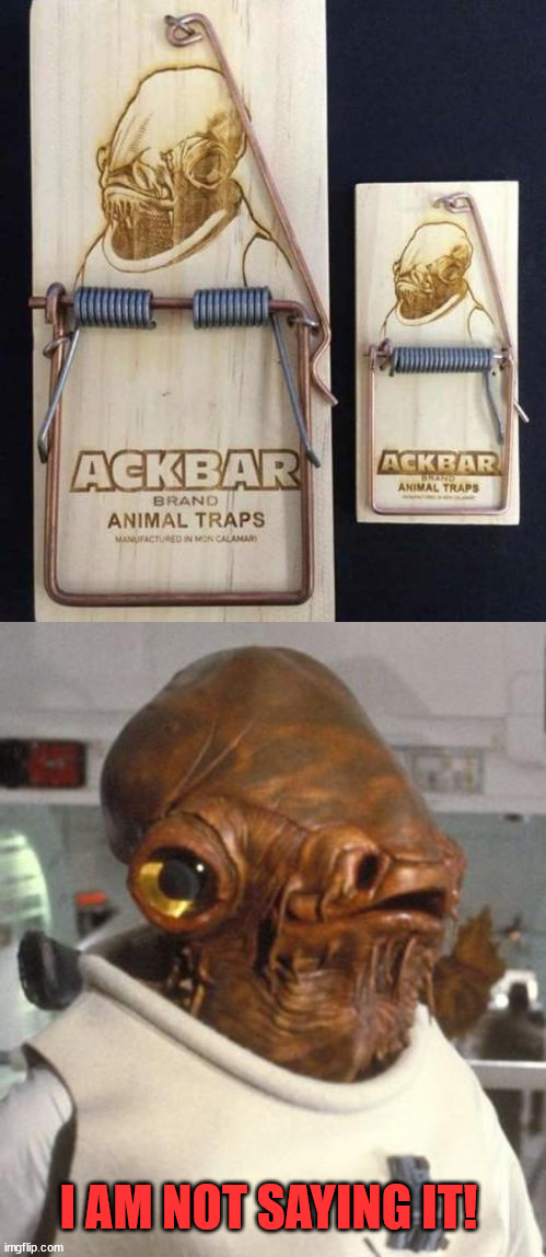 I AM NOT SAYING IT! | image tagged in admiral ackbar | made w/ Imgflip meme maker