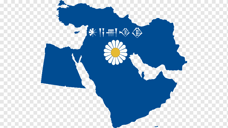 Anunnaki State of Middle East map Blank Meme Template
