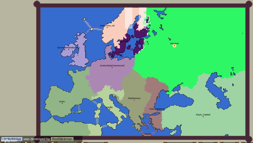 we are 152 years in, Warden5 appears to be attempting to reform the Russian Empire and abda is attempting to reform the HRE | made w/ Imgflip meme maker