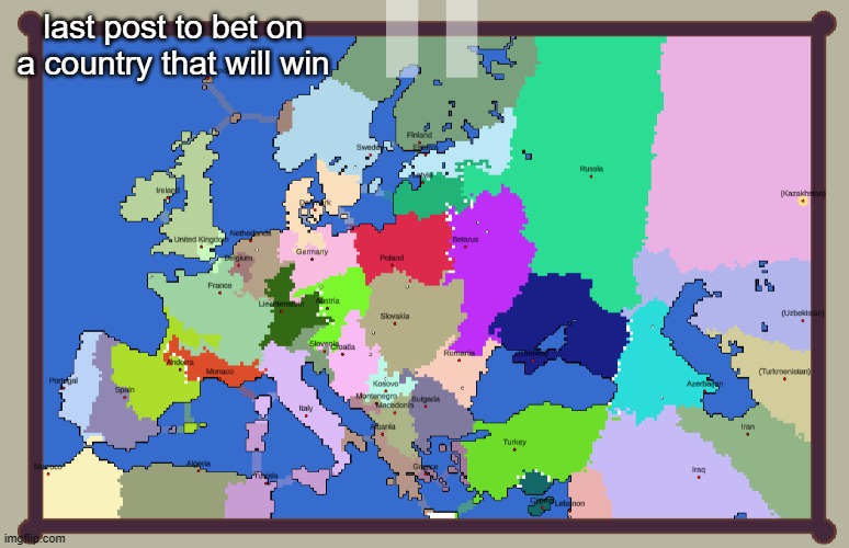 in other news, you cannot bet for a country with () | last post to bet on a country that will win | made w/ Imgflip meme maker